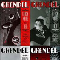 Comics Grendel: Black, White, & Red: #1 / #4 (completa)