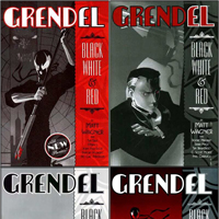 Comics Grendel: Black, White, & Red: #1 / #4 (completa)